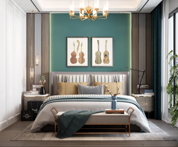 Nordic Style Bedroom-ID:135079924