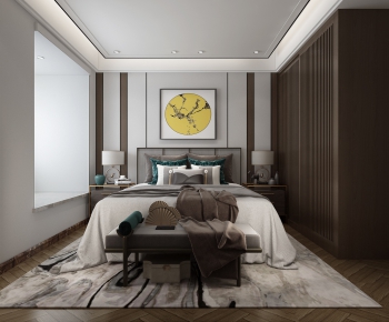 New Chinese Style Bedroom-ID:787270399