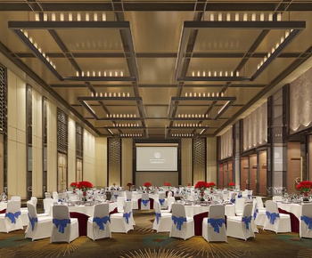 Modern Banquet Hall-ID:851009158