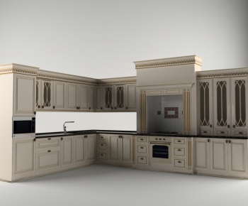 European Style Kitchen Cabinet-ID:671291265