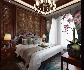 Chinese Style Bedroom-ID:692567546