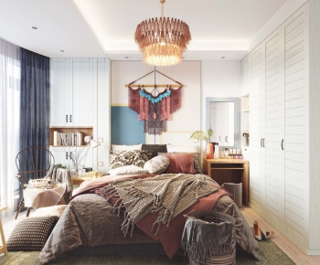 Nordic Style Bedroom-ID:497811537