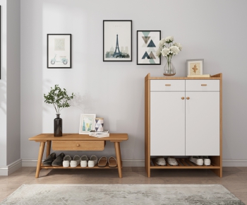 Nordic Style Shoe Cabinet-ID:755264363