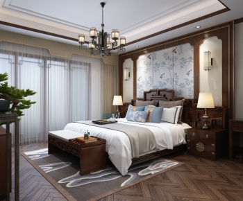Chinese Style Bedroom-ID:506142975