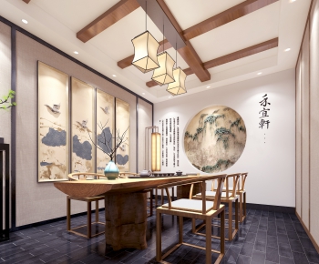 New Chinese Style Tea House-ID:908607989