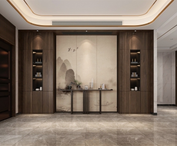 New Chinese Style Hallway-ID:941382397