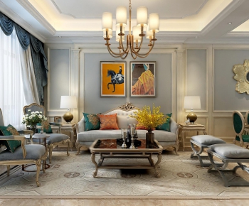 European Style A Living Room-ID:304455542