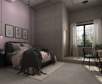 Industrial Style Bedroom-ID:259971984
