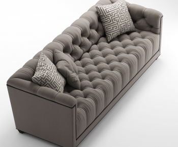 Simple European Style Three-seat Sofa-ID:559380911