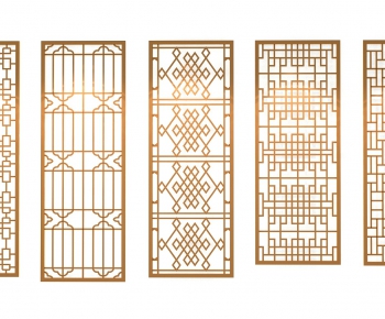 Modern Metal Screen Partition-ID:876390342