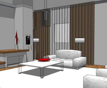 Modern A Living Room-ID:692264243