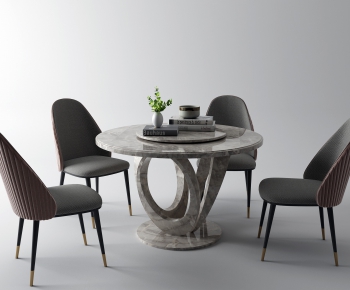 Modern Dining Table And Chairs-ID:396078849