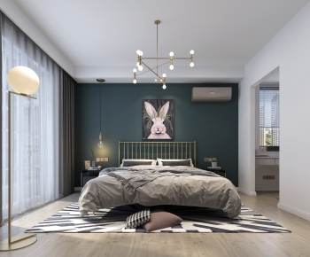 Nordic Style Bedroom-ID:479774312