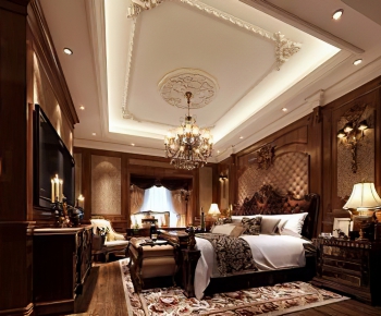 American Style Bedroom-ID:245849869