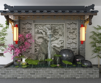 New Chinese Style Garden-ID:918947531