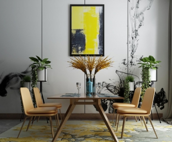 Modern Dining Table And Chairs-ID:187882856