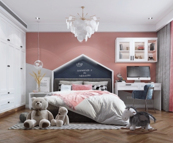 Nordic Style Girl's Room Daughter's Room-ID:573073489