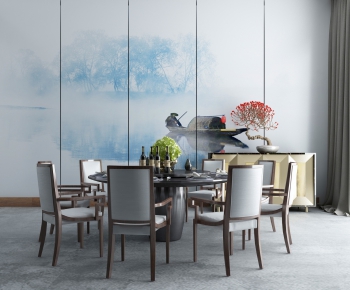 Modern Dining Table And Chairs-ID:976084745