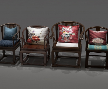 New Chinese Style Lounge Chair-ID:277214975