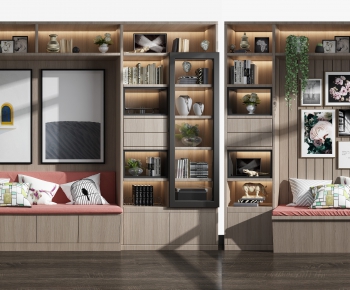 Modern Nordic Style Bookcase-ID:732354548