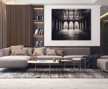 Modern A Living Room-ID:908413297