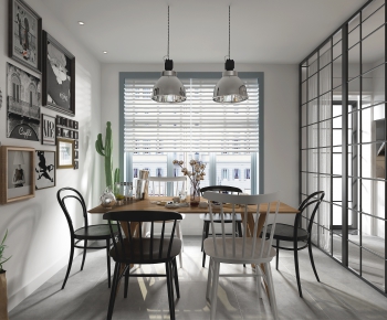 Nordic Style Dining Room-ID:772296193