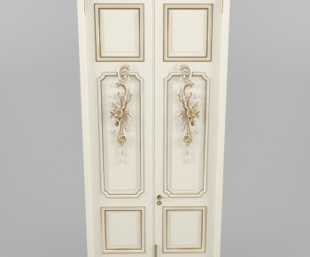 European Style Solid Wood Door-ID:114460736