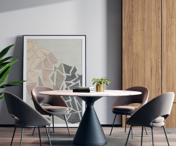 Modern Dining Table And Chairs-ID:196318264