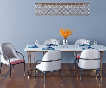 Modern Dining Table And Chairs-ID:648383555