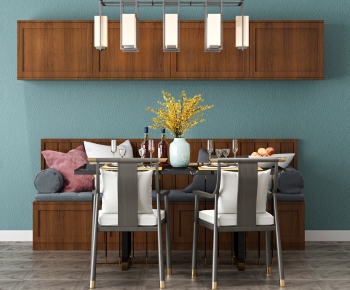 New Chinese Style Dining Table And Chairs-ID:533170398