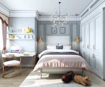 American Style Girl's Room Daughter's Room-ID:948267328