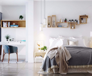 Nordic Style Bedroom-ID:988731755