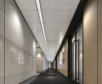 Modern Corridor/elevator Hall-ID:711092848