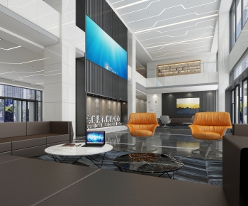 Modern Office Reception Desk-ID:682487968