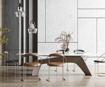 Modern Dining Table And Chairs-ID:465102766