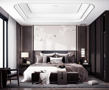 New Chinese Style Bedroom-ID:475754176