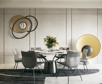 Modern Dining Table And Chairs-ID:745451769