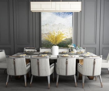 New Chinese Style Dining Table And Chairs-ID:377526251