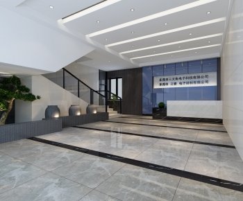 Modern Office Reception Desk-ID:756315241