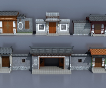 Chinese Style Building Component-ID:238565232