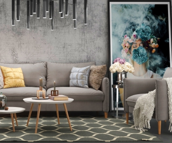 Nordic Style Sofa Combination-ID:814229992