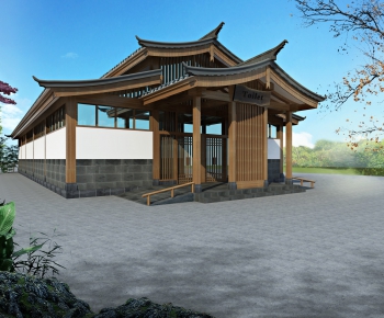 New Chinese Style Building Appearance-ID:226201714