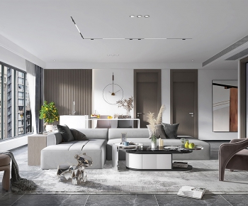 Modern A Living Room-ID:338613694