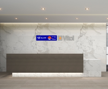 Modern Office Reception Desk-ID:476566677