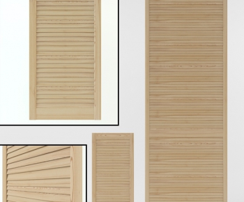 Modern Solid Wood Door-ID:390457669