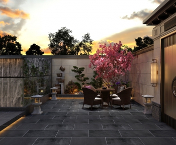 New Chinese Style Courtyard/landscape-ID:855656651