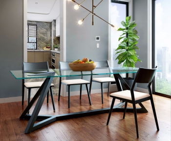 Modern Dining Table And Chairs-ID:245519464