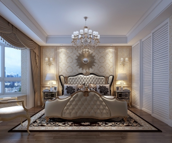 Simple European Style Bedroom-ID:237990511