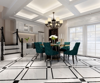 American Style Dining Room-ID:784279398