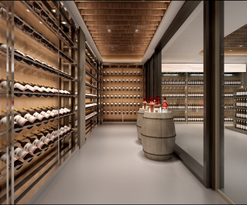 Modern Wine Cellar/Wine Tasting Room-ID:463520411